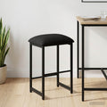 vidaXL Stołek barowy Czarny 40 x 32 x 64 cm Drewno inżynieryjne