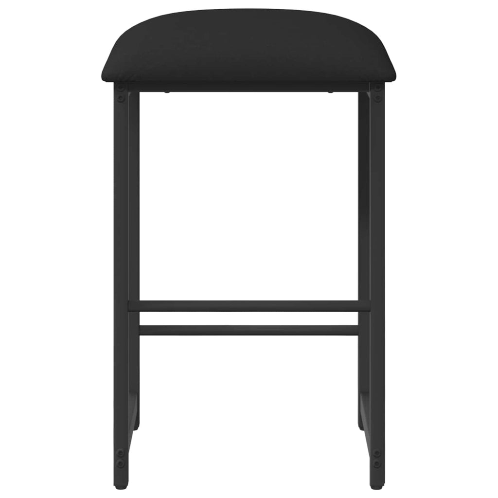vidaXL Stołek barowy Czarny 40 x 32 x 64 cm Drewno inżynieryjne