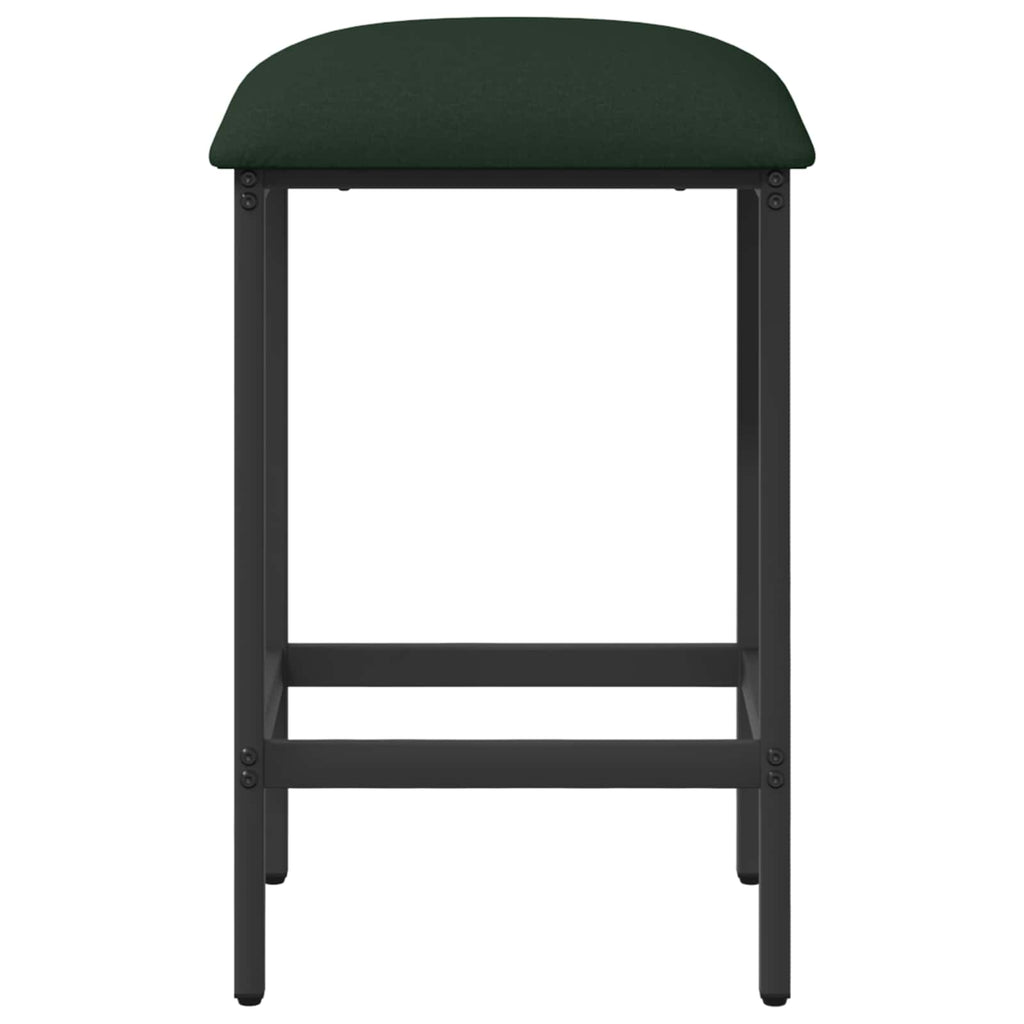 vidaXL Stołek barowy 2 szt. Ciemnozielony 40 x 32 x 64 cm