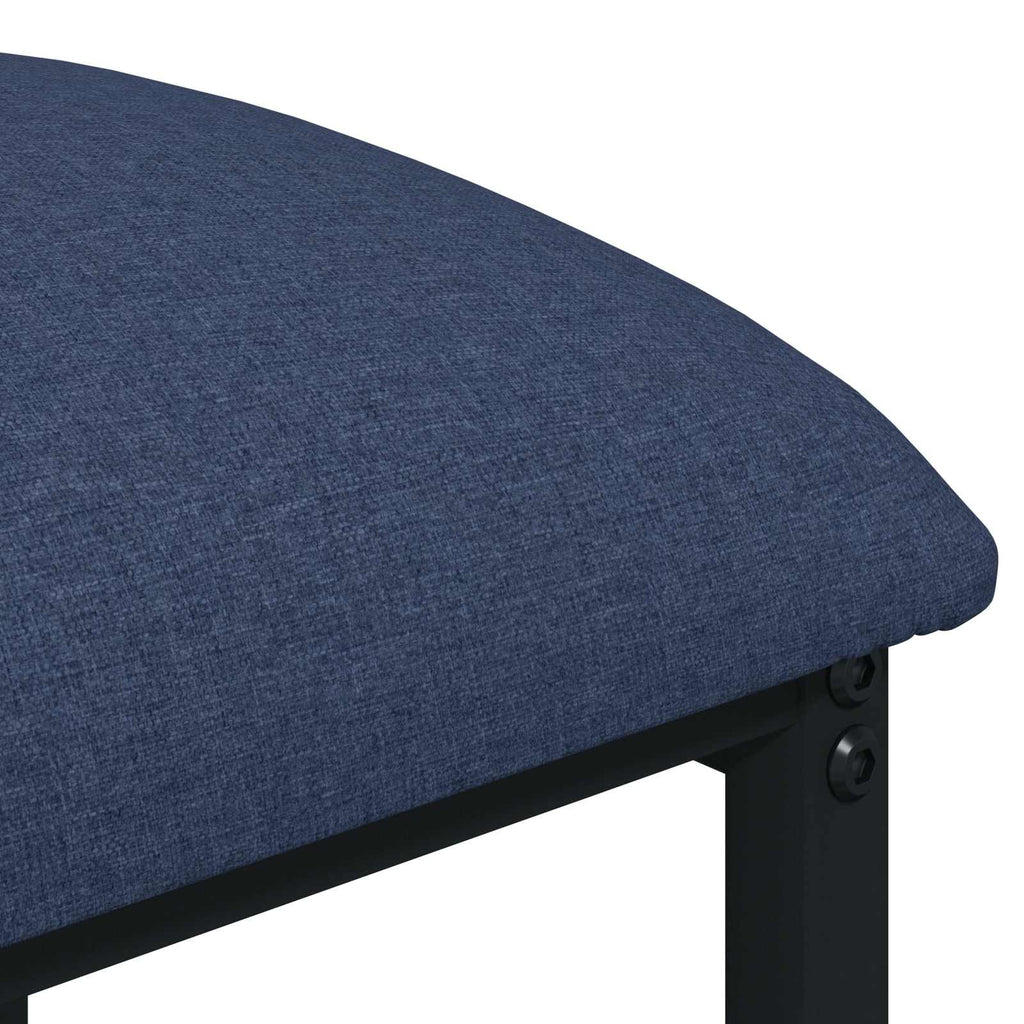 vidaXL Stołek barowy niebieski 40 x 32 x 64 cm Drewno inżynieryjne