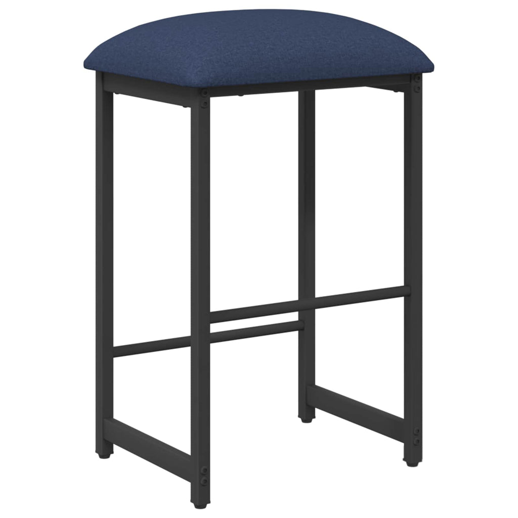 vidaXL Stołek barowy niebieski 40 x 32 x 64 cm Drewno inżynieryjne
