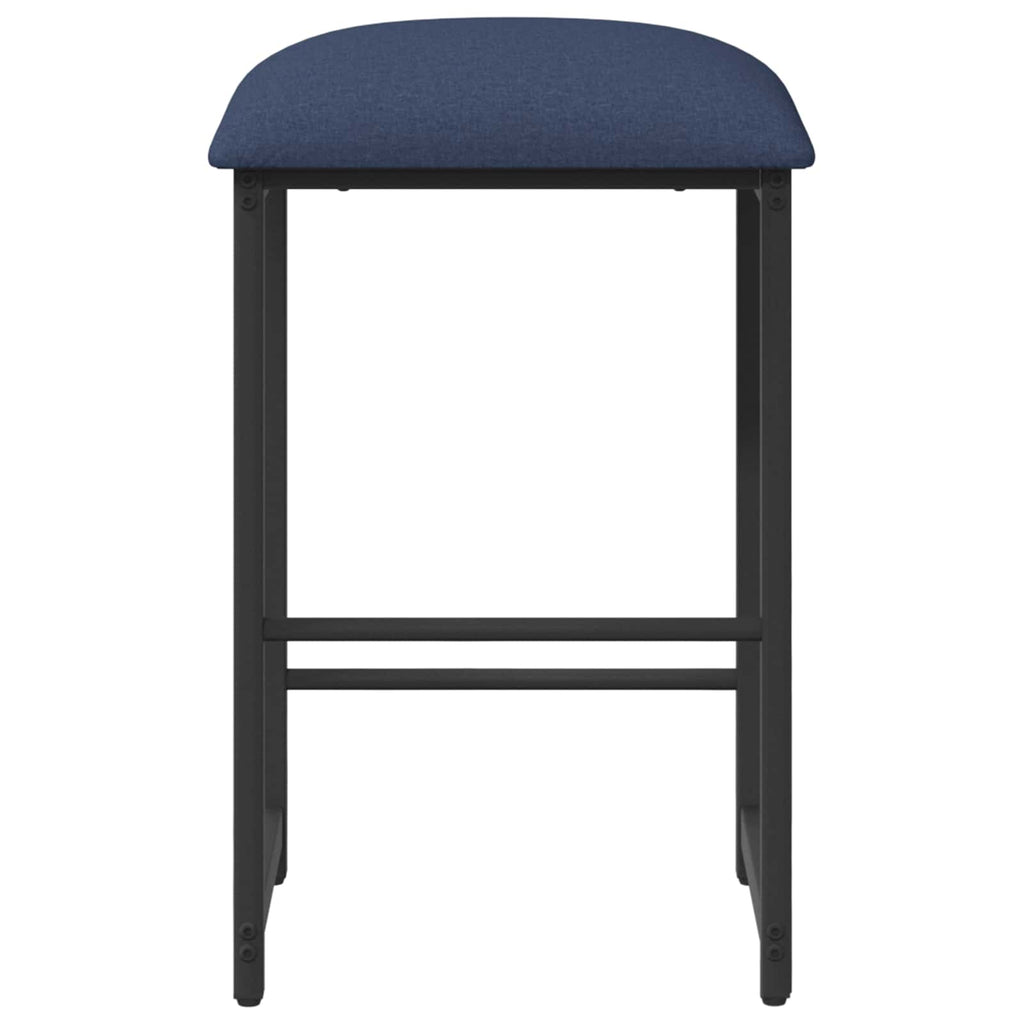 vidaXL Stołek barowy niebieski 40 x 32 x 64 cm Drewno inżynieryjne