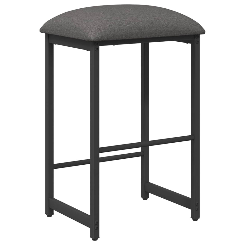 vidaXL Stołek barowy jasnoszary 40 x 32 x 74 cm Drewno inżynieryjne