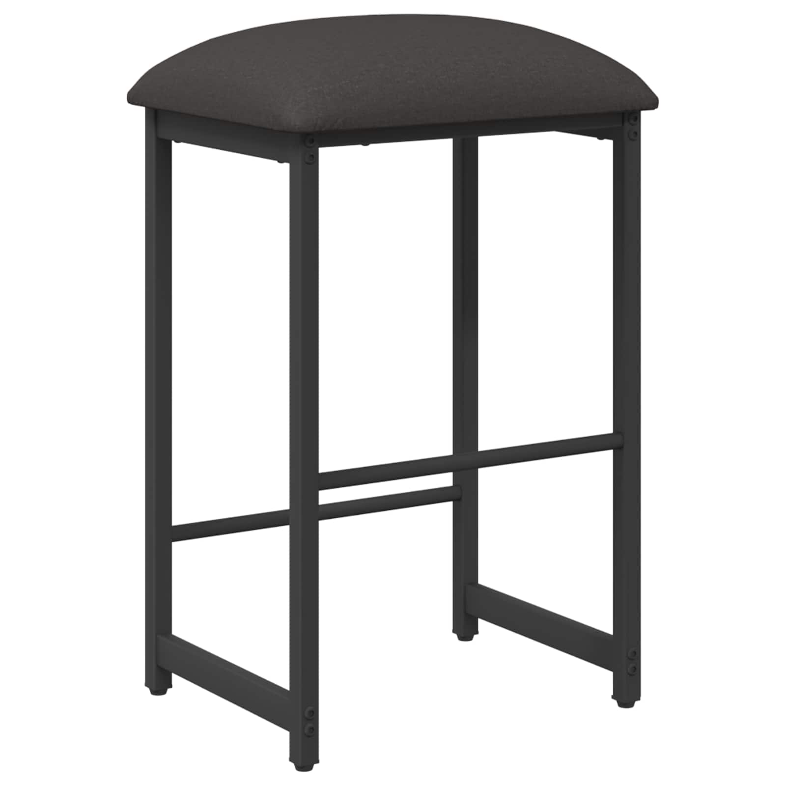 vidaXL Stołek barowy ciemnoszary 40 x 32 x 74 cm Drewno inżynieryjne