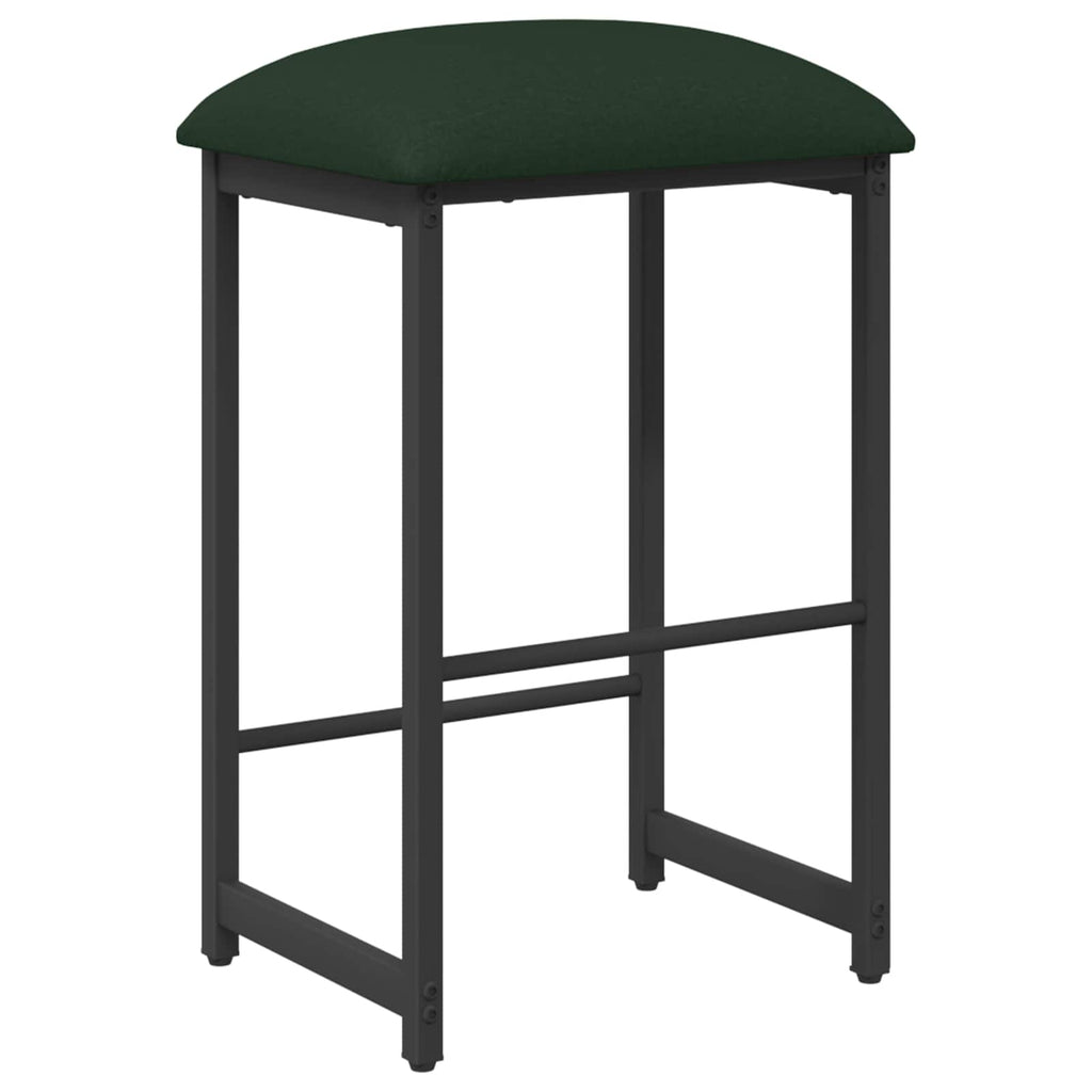 vidaXL Stołek barowy Ciemnozielony 40 x 32 x 74 cm Drewno inżynieryjne