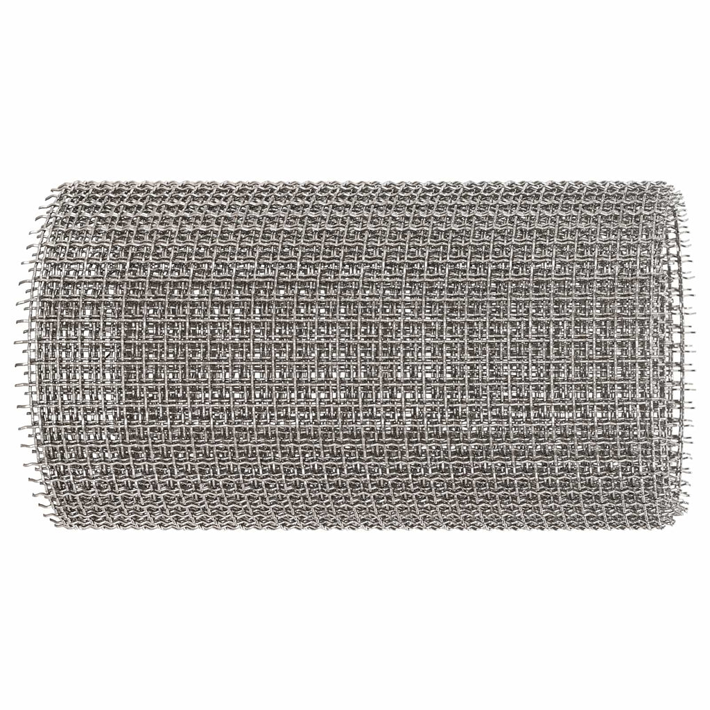 vidaXL Siatka ekranowa 20 x 500 cm 3 Mesh Stal nierdzewna 201 srebrny