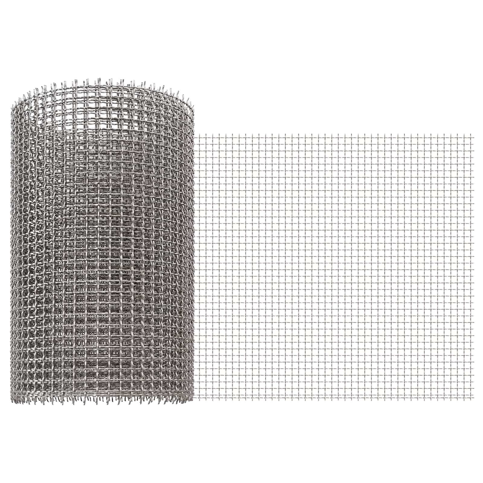 vidaXL Siatka ekranowa 20 x 1000 cm 3 Mesh Stal nierdzewna 201 srebrny