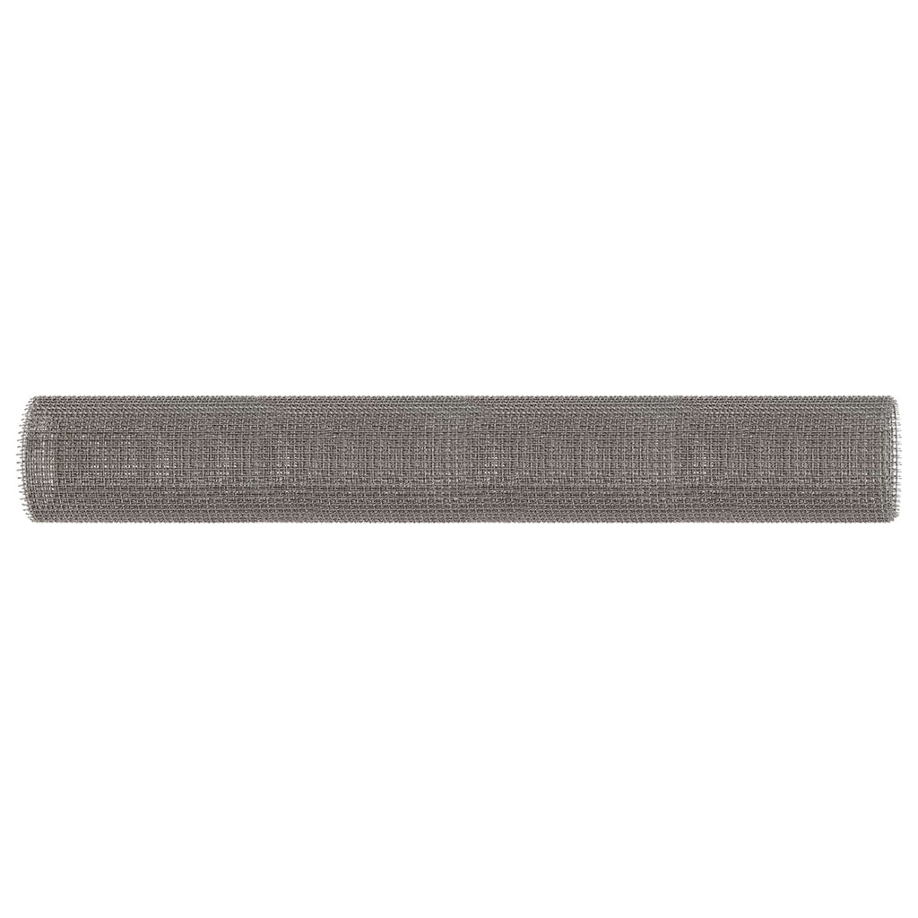 vidaXL Siatka ekranowa 80 x 200 cm 3 Mesh Stal nierdzewna 201 srebrny