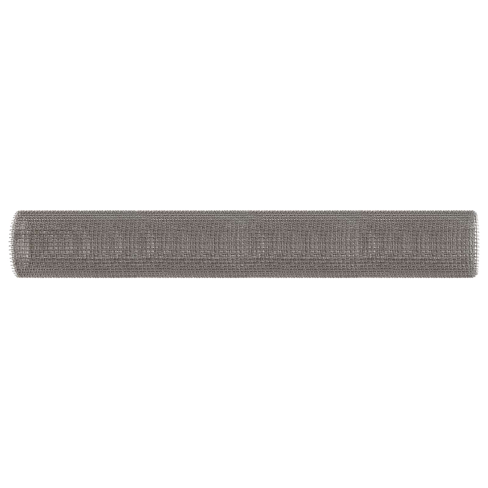 vidaXL Siatka ekranowa 80 x 1000 cm 3 Mesh Stal nierdzewna 201 srebrny