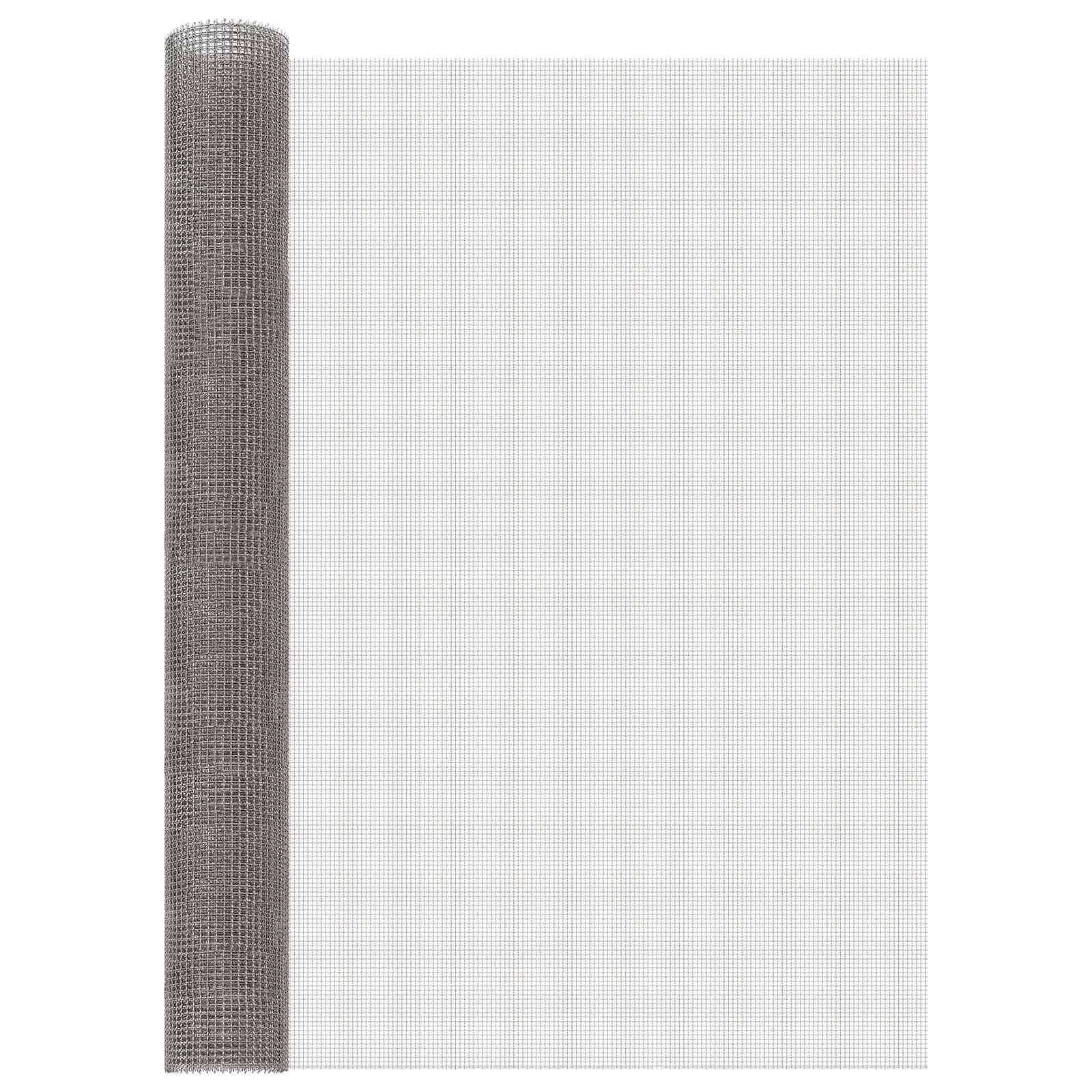 vidaXL Siatka ekranowa 100 x 1000 cm 3 Mesh Stal nierdzewna 201