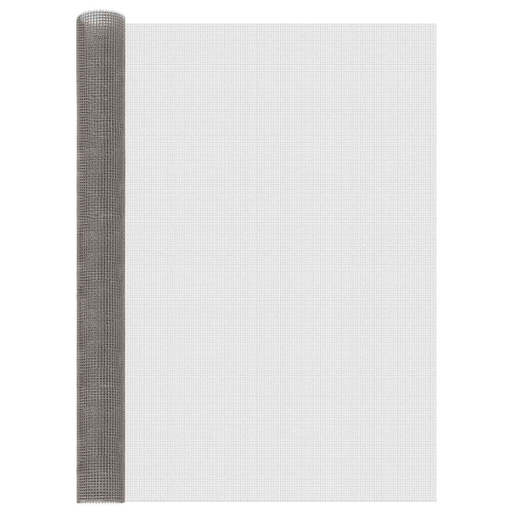vidaXL Siatka ekranowa 120 x 200 cm 3 Mesh Stal nierdzewna 201 srebrny