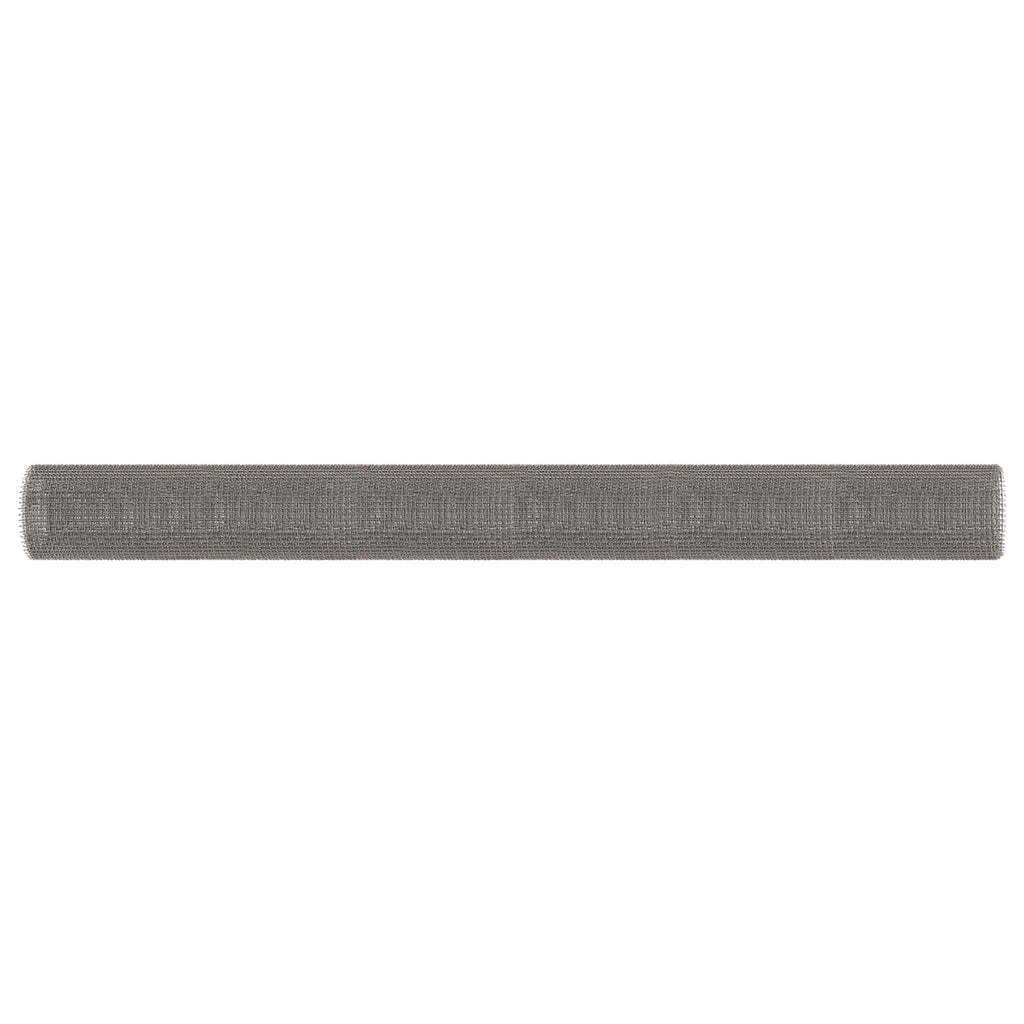 vidaXL Siatka ekranowa 120 x 500 cm 3 Mesh Stal nierdzewna 201 srebrny