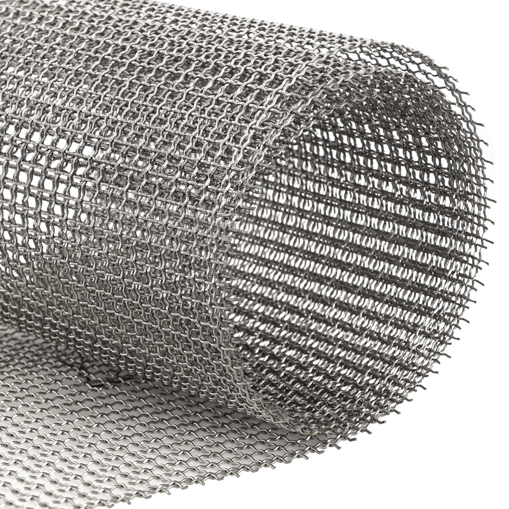 vidaXL Siatka ekranowa 120 x 1000 cm 3 Mesh Stal nierdzewna 201