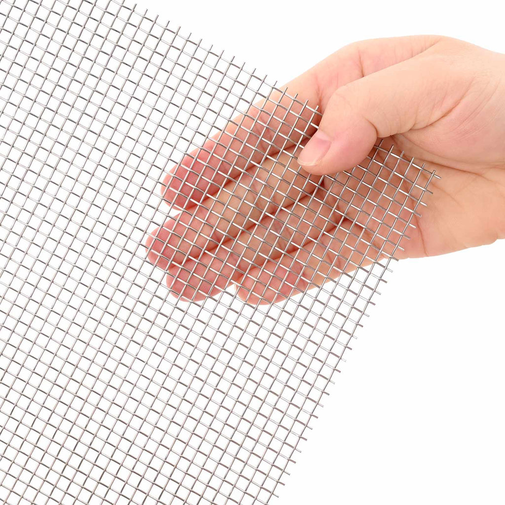 vidaXL Siatka ekranowa 60 x 200 cm 6 Mesh Stal nierdzewna 201 srebrny