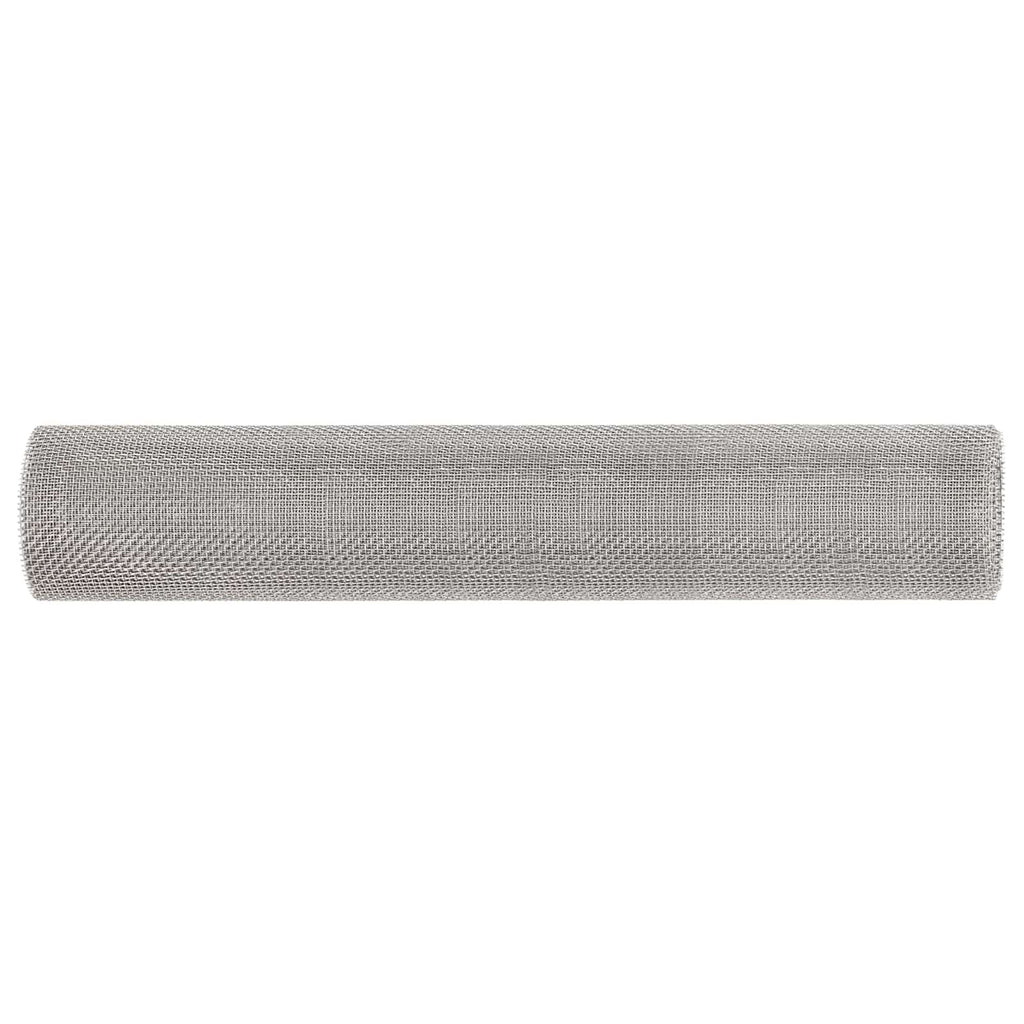 vidaXL Siatka ekranowa 60 x 500 cm 6 Mesh Stal nierdzewna 201 srebrny