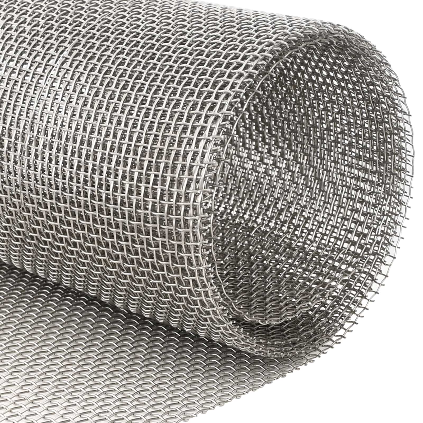 vidaXL Siatka ekranowa 100 x 200 cm 6 Mesh Stal nierdzewna 201 srebrny