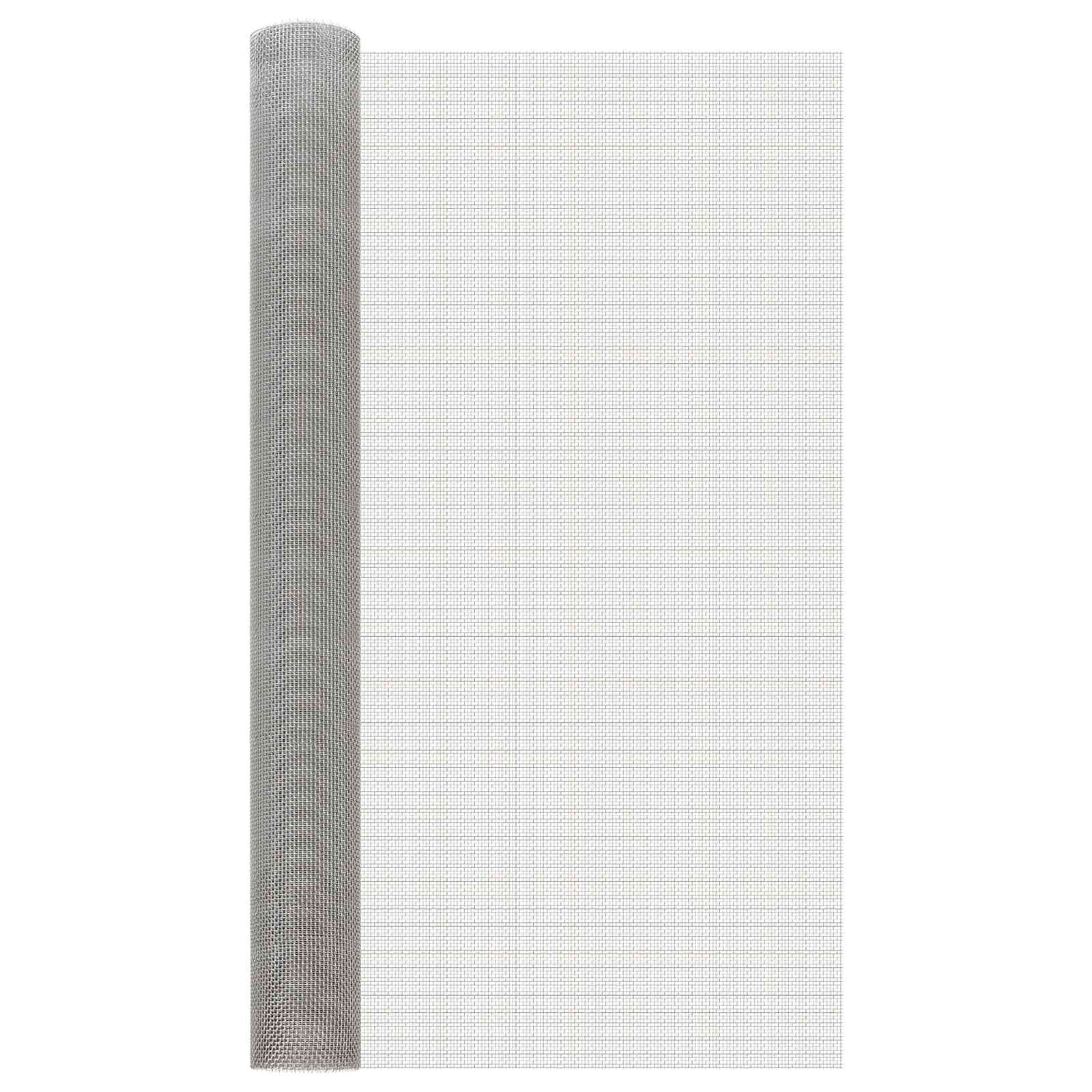 vidaXL Siatka ekranowa 100 x 1000 cm 6 Mesh Stal nierdzewna 201