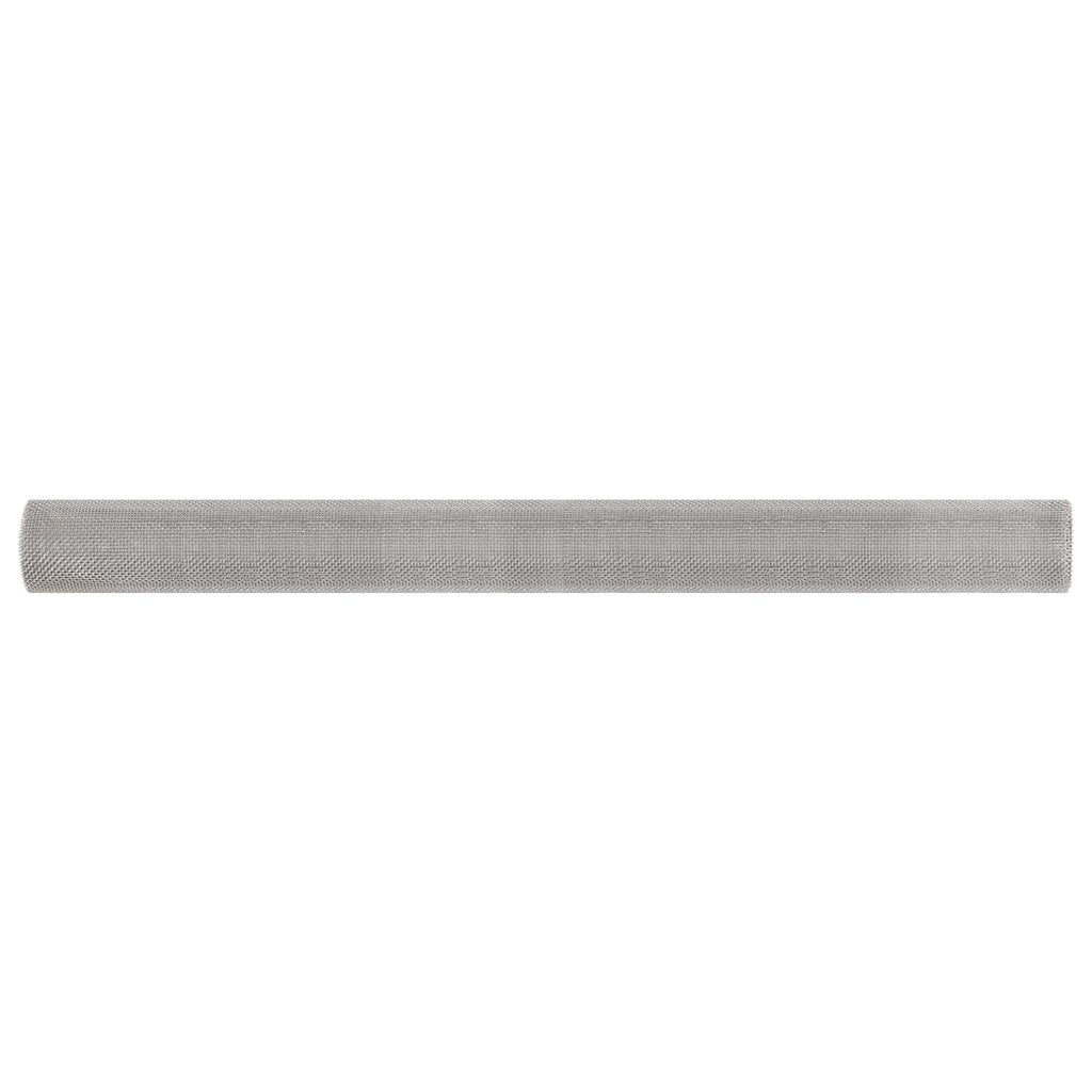 vidaXL Siatka ekranowa 120 x 200 cm 6 Mesh Stal nierdzewna 201 srebrny