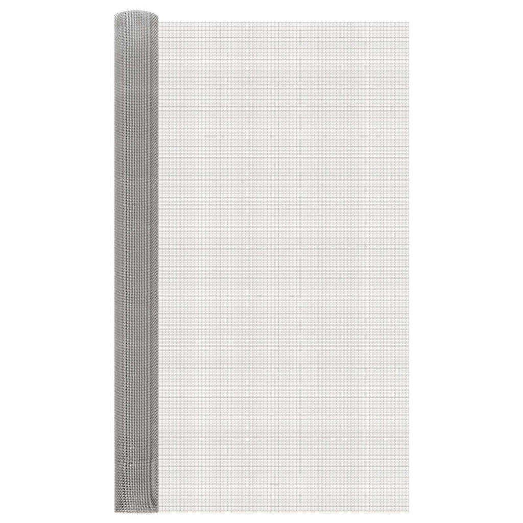 vidaXL Siatka ekranowa 120 x 500 cm 6 Mesh Stal nierdzewna 201 srebrny