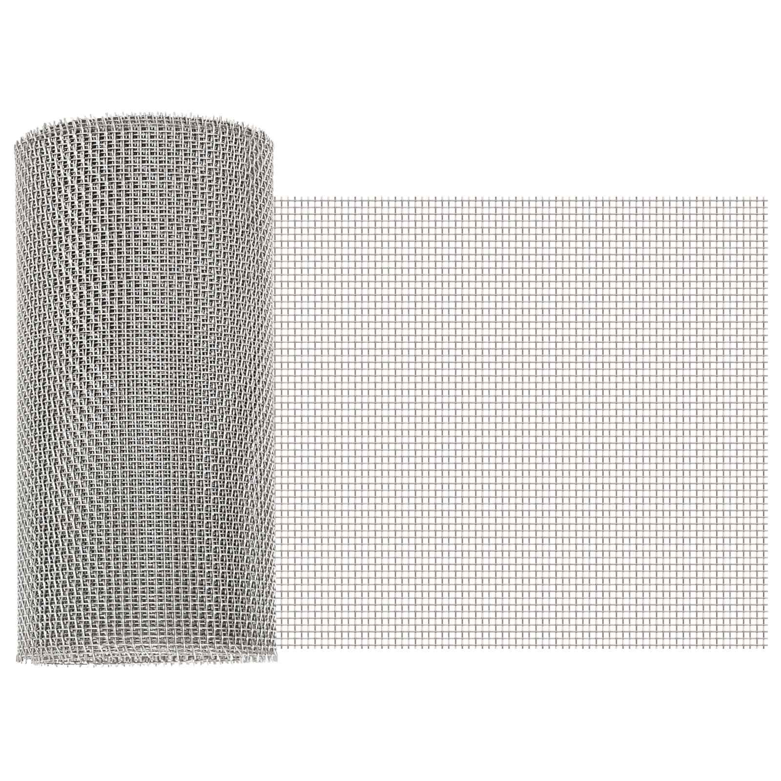 vidaXL Siatka ekranowa 20 x 1000 cm 8 Mesh Stal nierdzewna 201 srebrny
