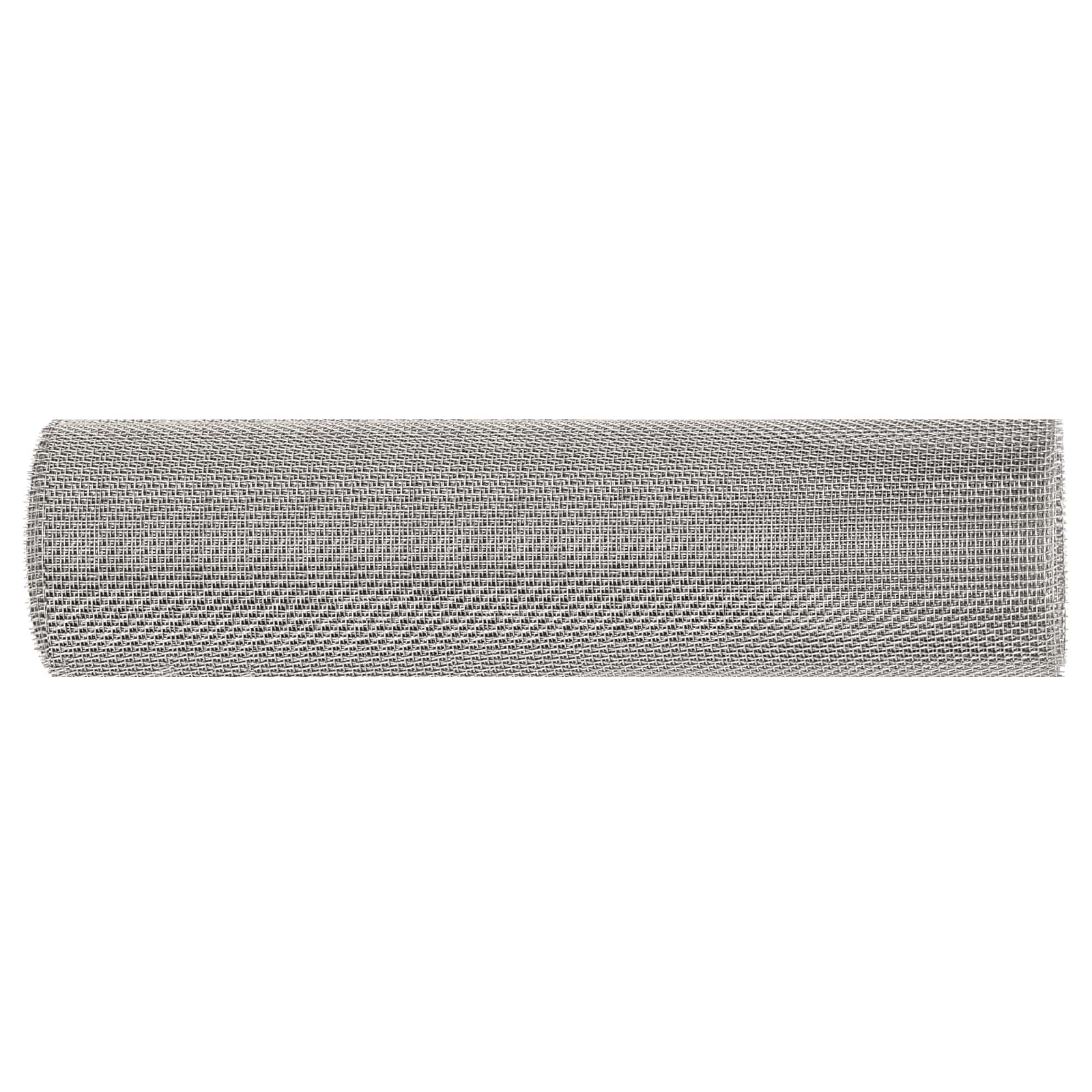 vidaXL Siatka ekranowa 40 x 500 cm 8 Mesh Stal nierdzewna 201 srebrny