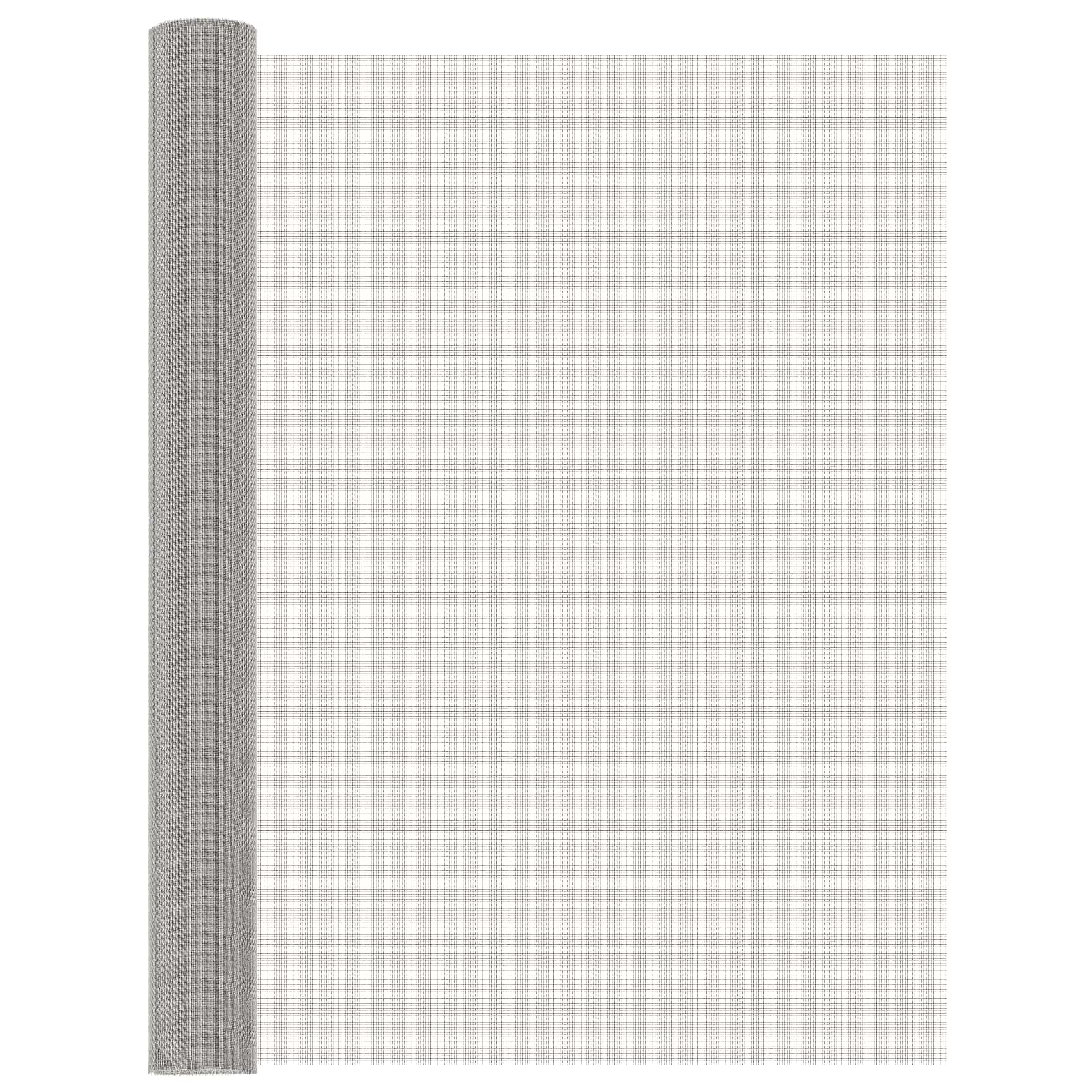 vidaXL Siatka ekranowa 100 x 500 cm 8 Mesh Stal nierdzewna 201 srebrny