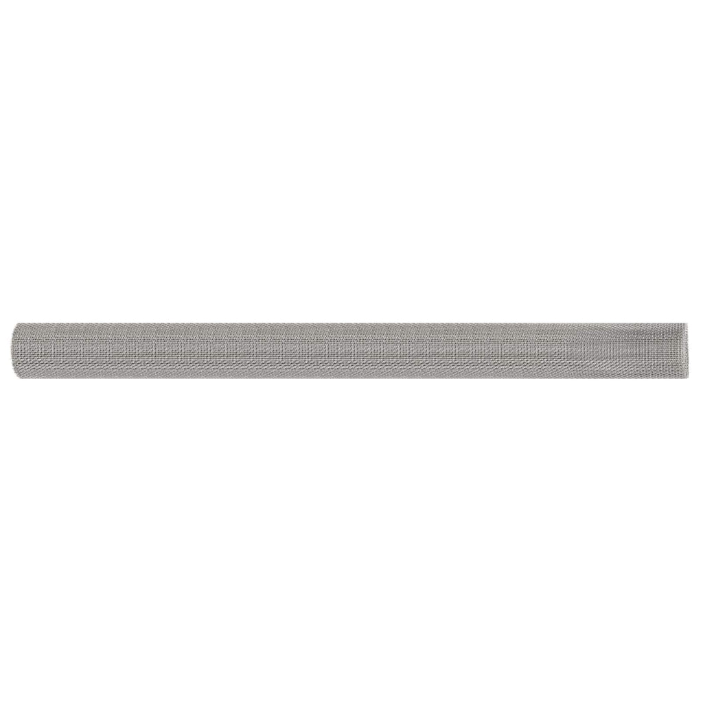 vidaXL Siatka ekranowa 120 x 500 cm 8 Mesh Stal nierdzewna 201 srebrny