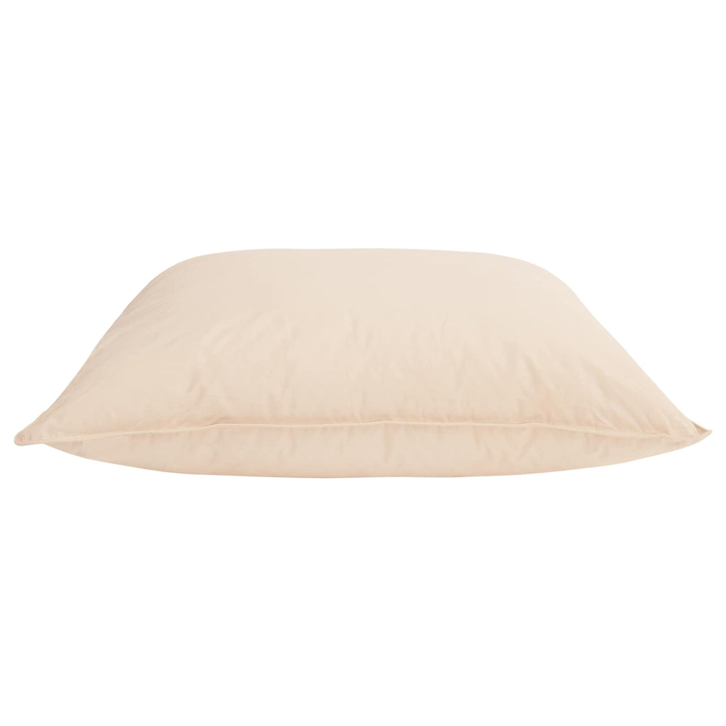 vidaXL Poduszka 2 pcs Beżowy 50 x 50 cm Włókno Kapok
