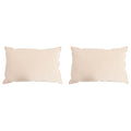 vidaXL Poduszka 2 pcs Beżowy 50 x 70 cm Włókno Kapok