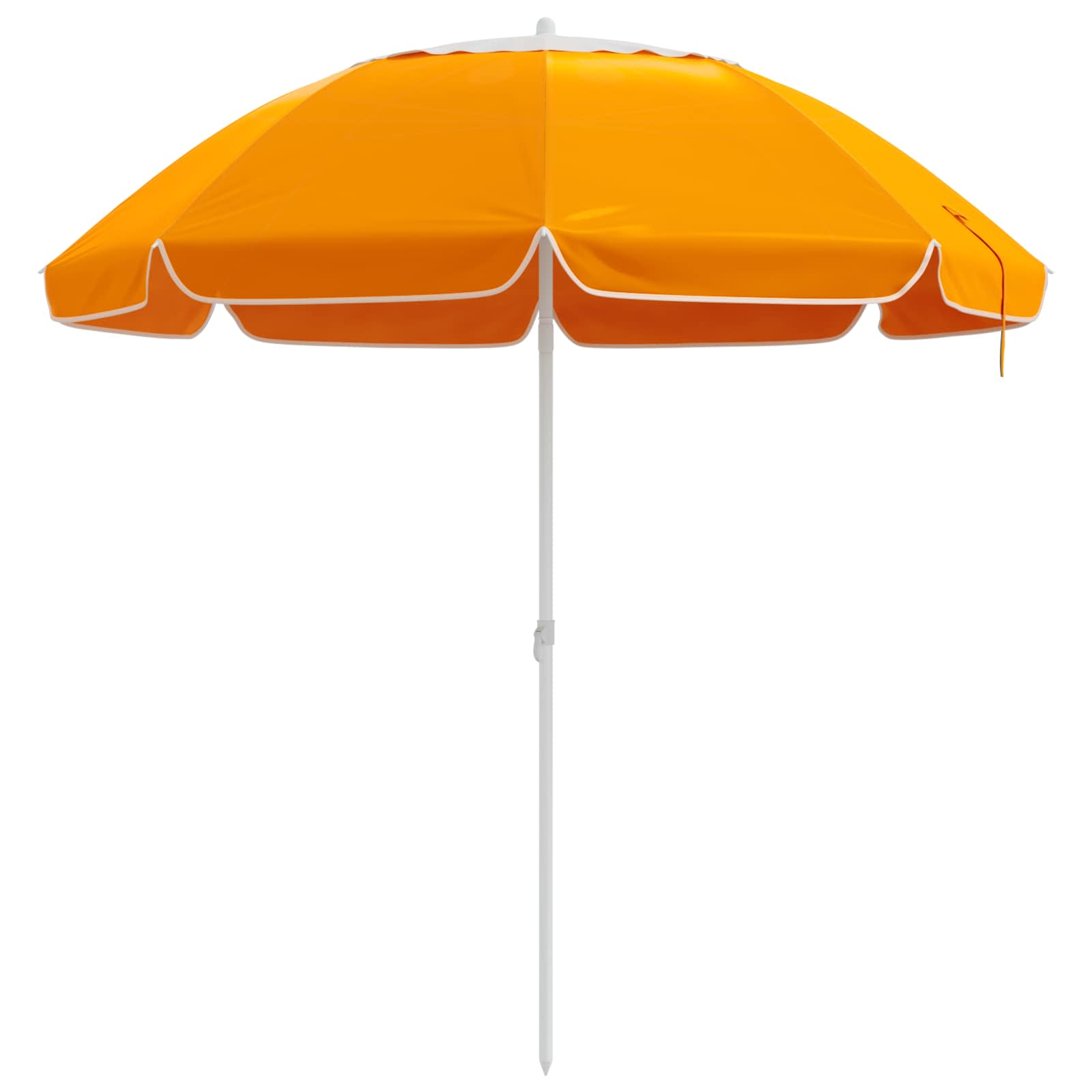 vidaXL Parasolka ogrodowa 240 cm Poliester 170T pomarańczowy