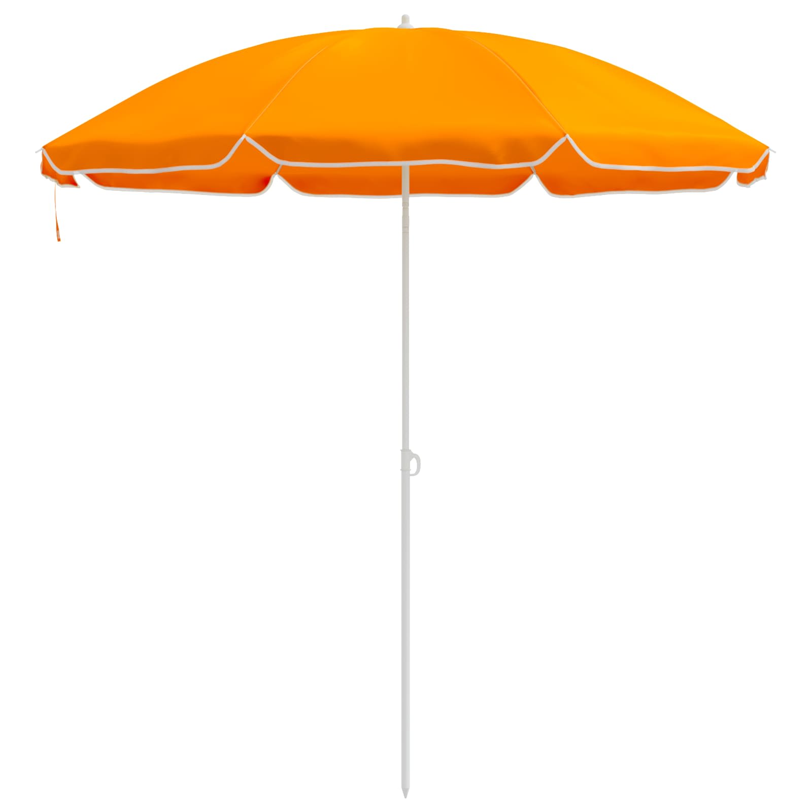 vidaXL Parasolka ogrodowa 240 cm Poliester 170T pomarańczowy