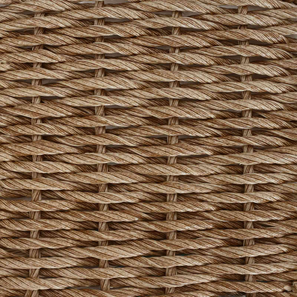 vidaXL Stół Ogrodowy Beżowy 100 x 55 x 37 cm Rattan PE i Szkło
