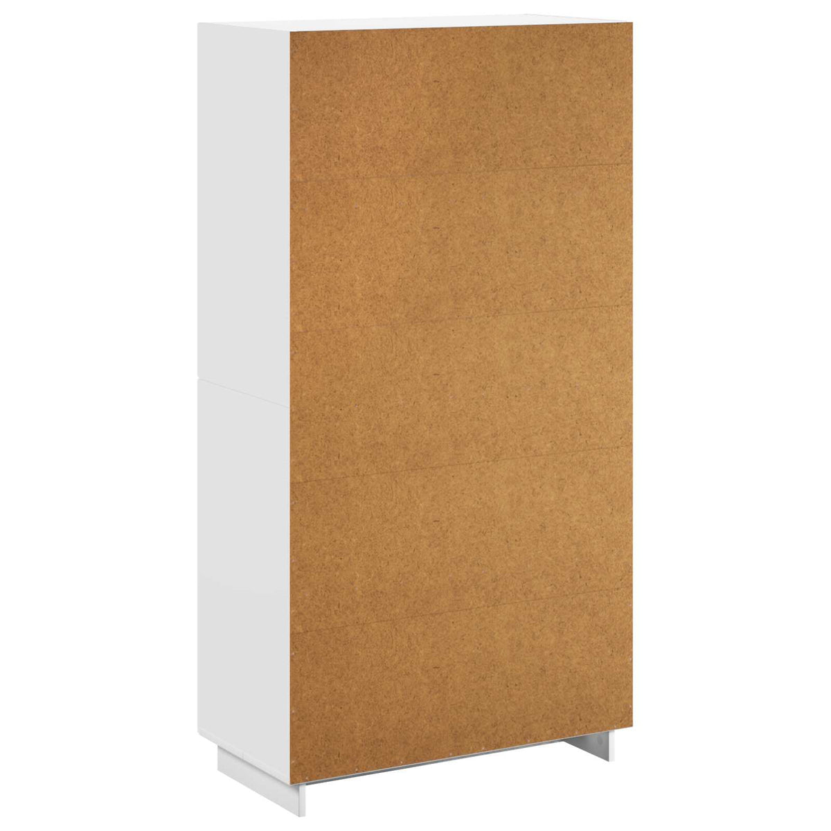 vidaXL Wysoki kredens Biały 79 x 41 x 151 cm Materiał drewnopochodny
