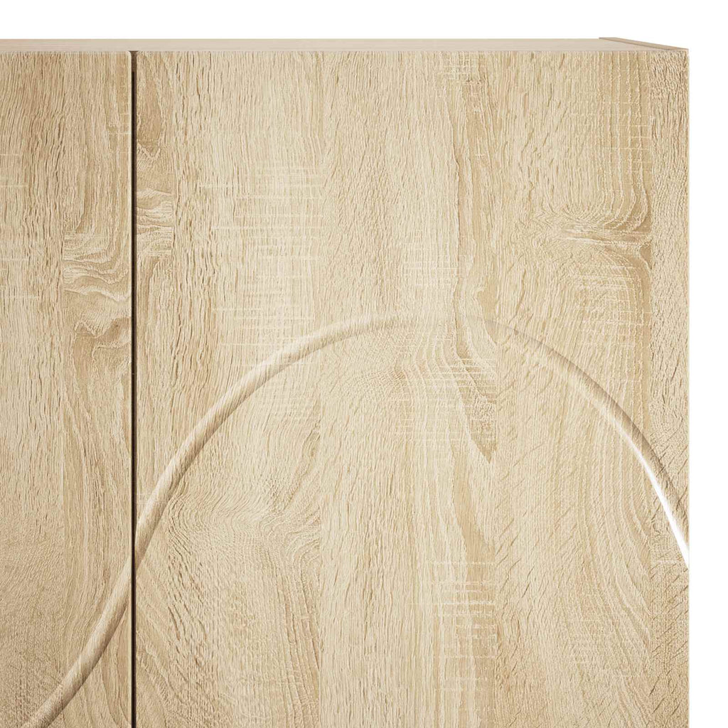 vidaXL Wysoki kredens dąb Sonoma 79x41x151 cm Materiał drewnopochodny