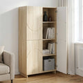 vidaXL Wysoki kredens dąb Sonoma 79x41x151 cm Materiał drewnopochodny