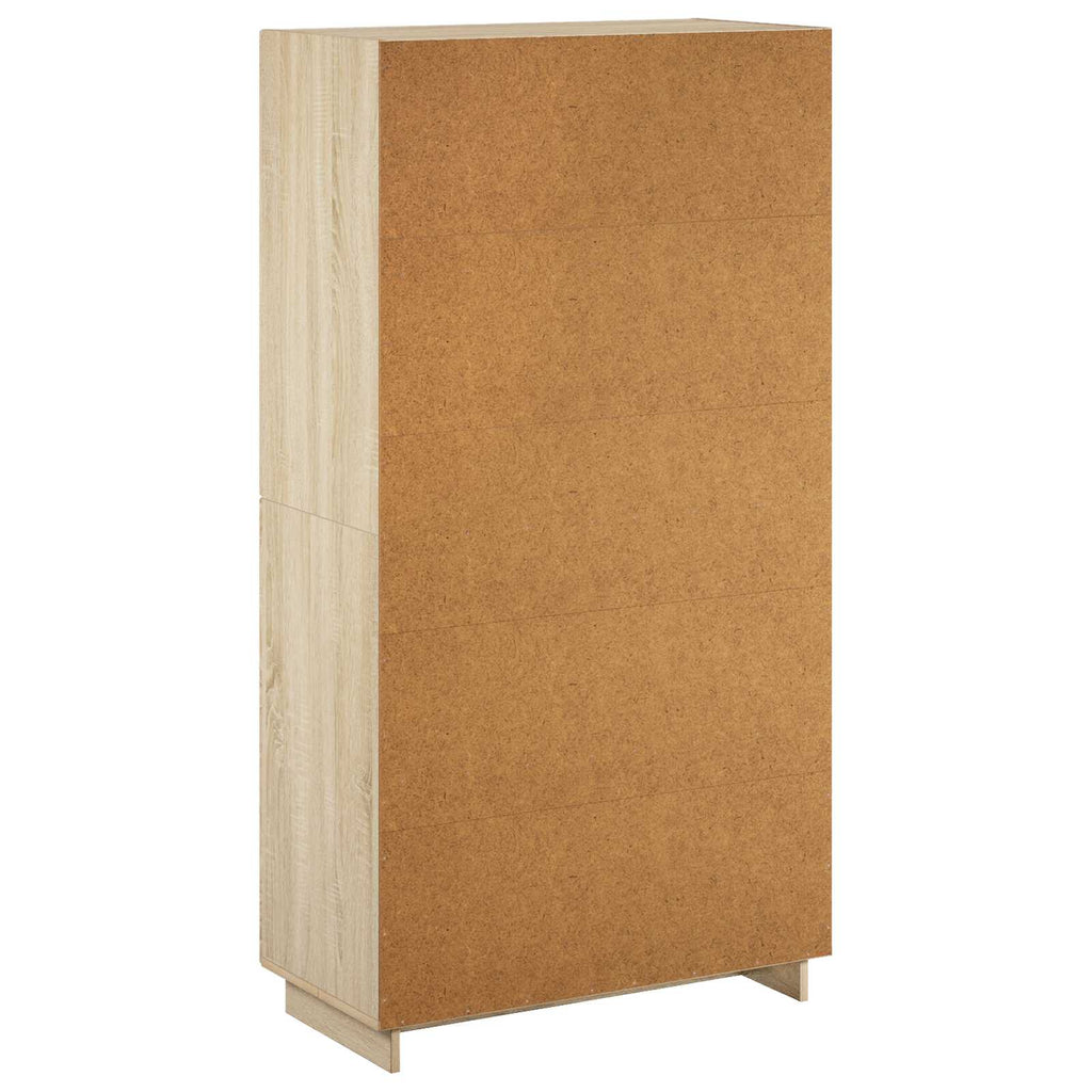 vidaXL Wysoki kredens dąb Sonoma 79x41x151 cm Materiał drewnopochodny