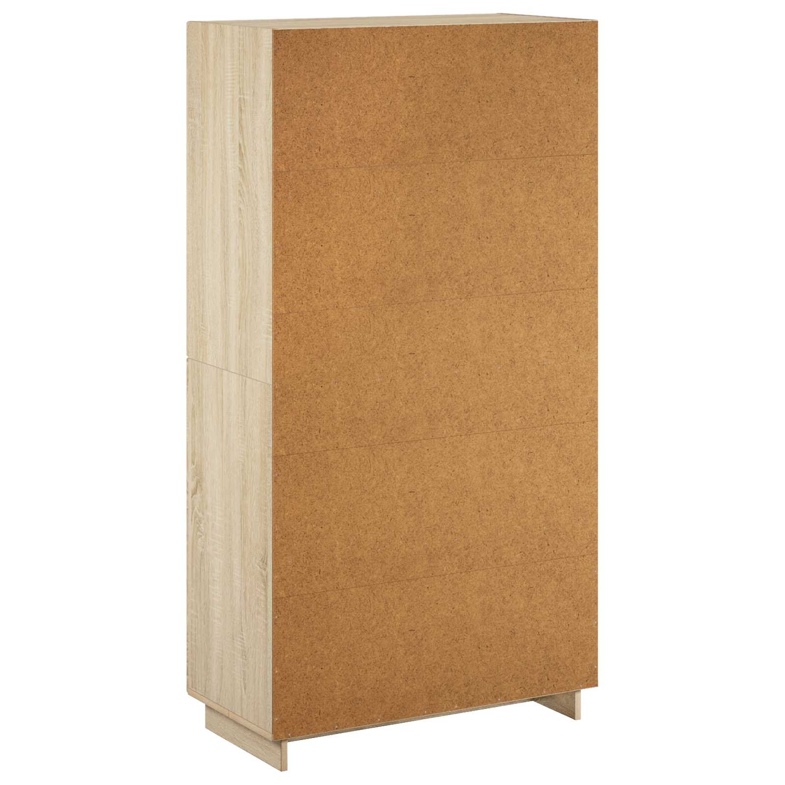vidaXL Wysoki kredens dąb Sonoma 79x41x151 cm Materiał drewnopochodny