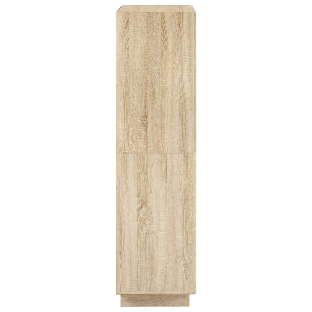 vidaXL Wysoki kredens dąb Sonoma 79x41x151 cm Materiał drewnopochodny
