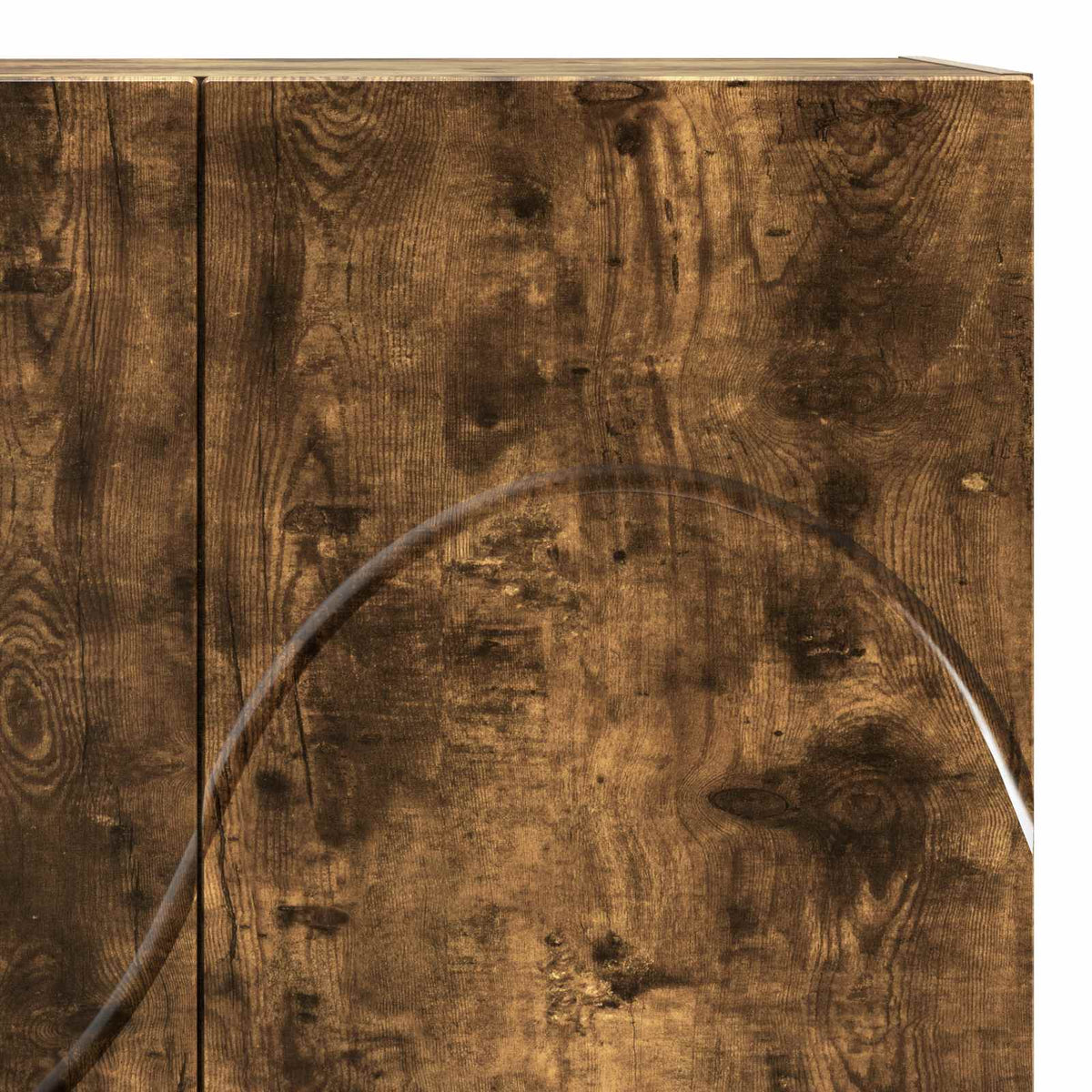 vidaXL Wysoki kredens Dąb wędzony 79 x 41 x 151 cm