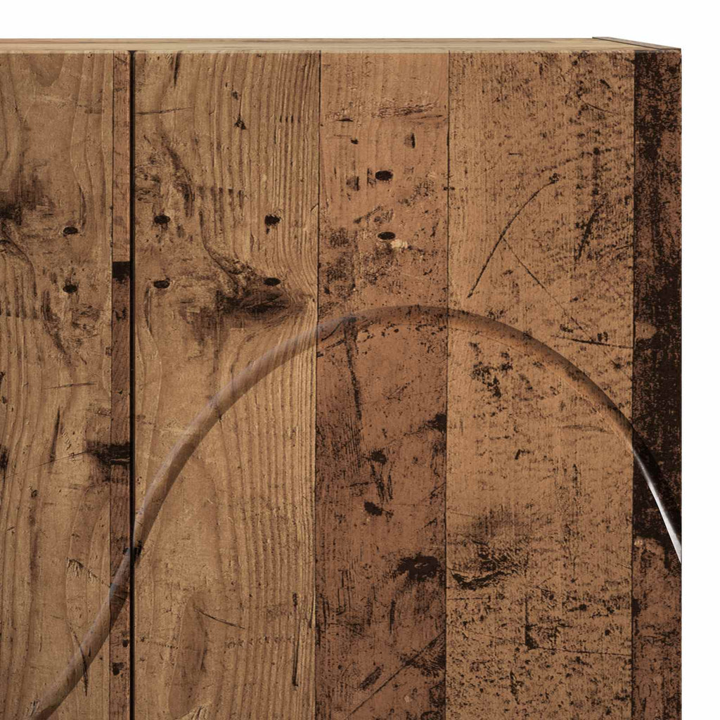 vidaXL Wysoki kredens Stare drewno 79 x 41 x 151 cm