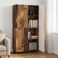 vidaXL Wysoki kredens Stare drewno 79 x 41 x 151 cm