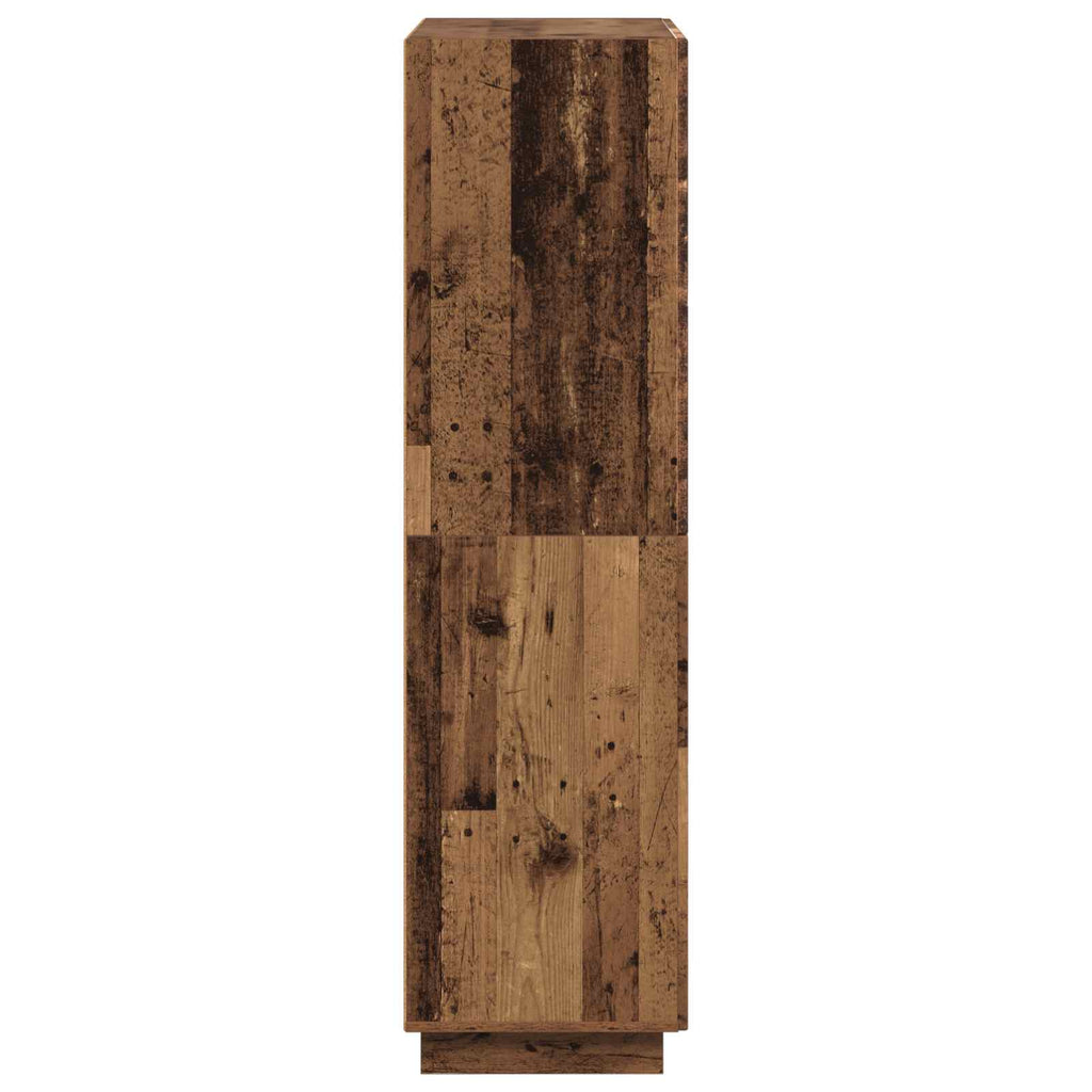 vidaXL Wysoki kredens Stare drewno 79 x 41 x 151 cm