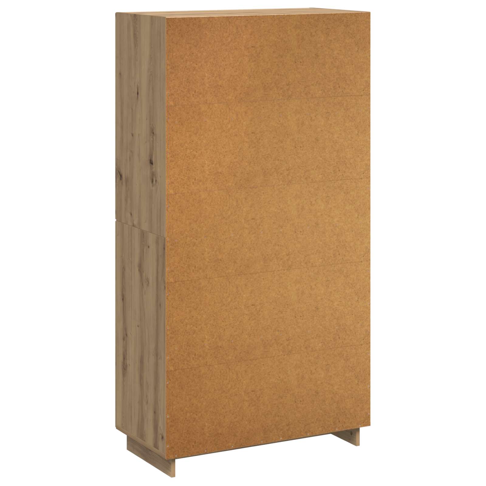 vidaXL Wysoki kredens Dąb artisan 79 x 41 x 151 cm