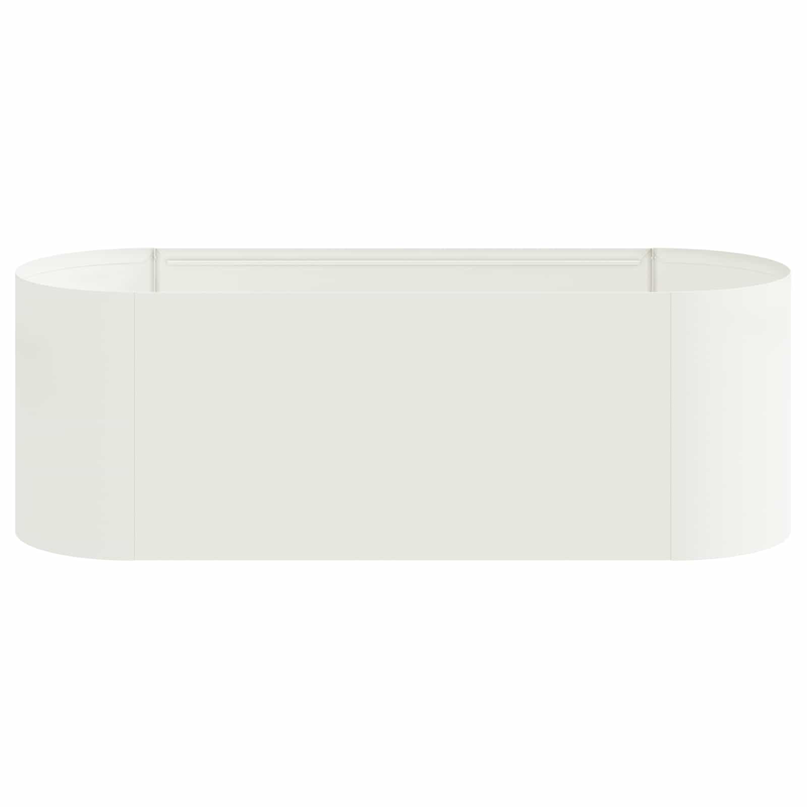 vidaXL Podniesione Łóżko Ogrodowe Biały 120 x 40 x 40 cm