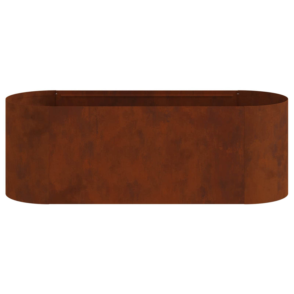 vidaXL Podniesione Łóżko Ogrodowe Stal kortenowska 120 x 40 x 40 cm