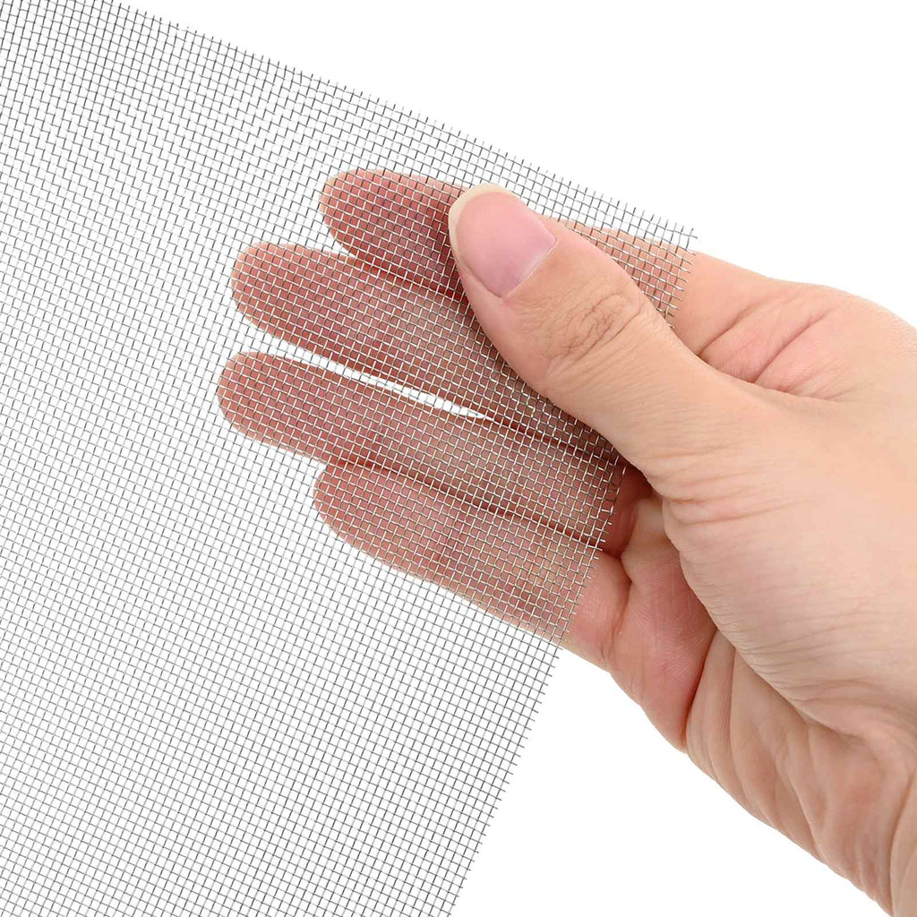 vidaXL Siatka ekranowa 40 x 500 cm 20 Mesh Stal nierdzewna 201 srebrny