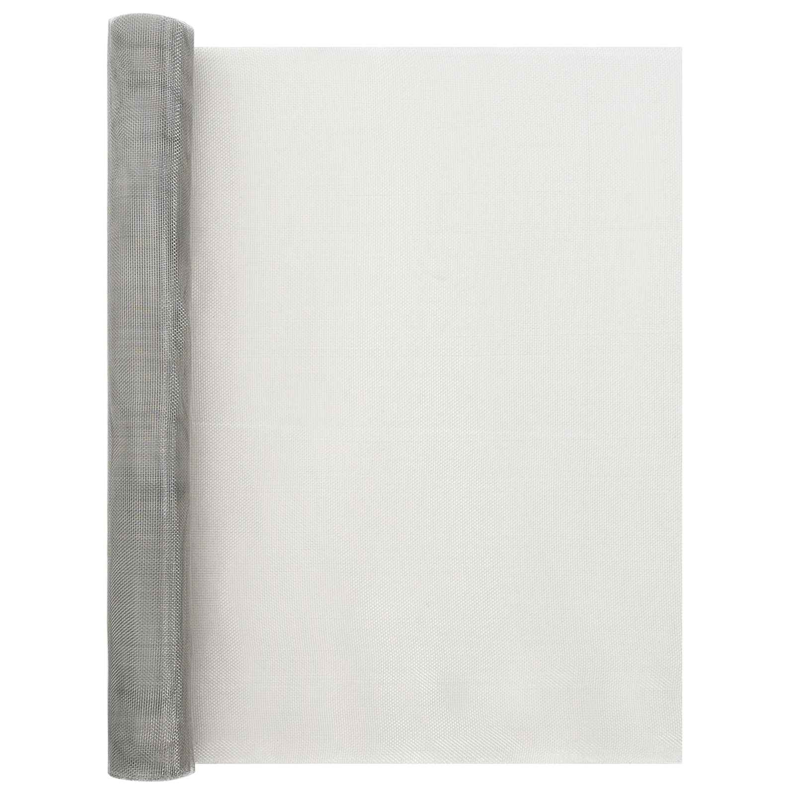 vidaXL Siatka ekranowa 60 x 500 cm 20 Mesh Stal nierdzewna 201 srebrny