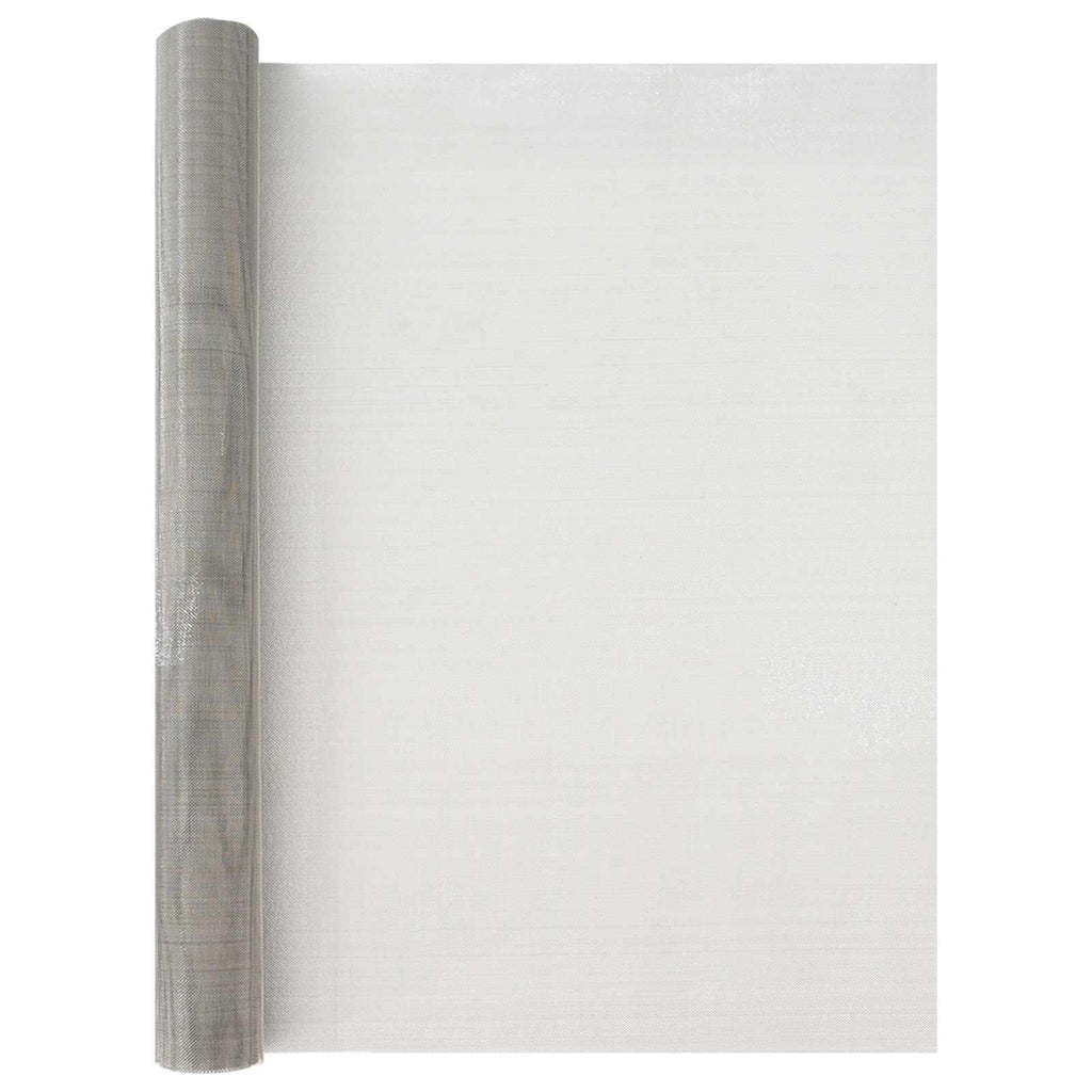 vidaXL Siatka ekranowa 80 x 500 cm 20 Mesh Stal nierdzewna 201 srebrny