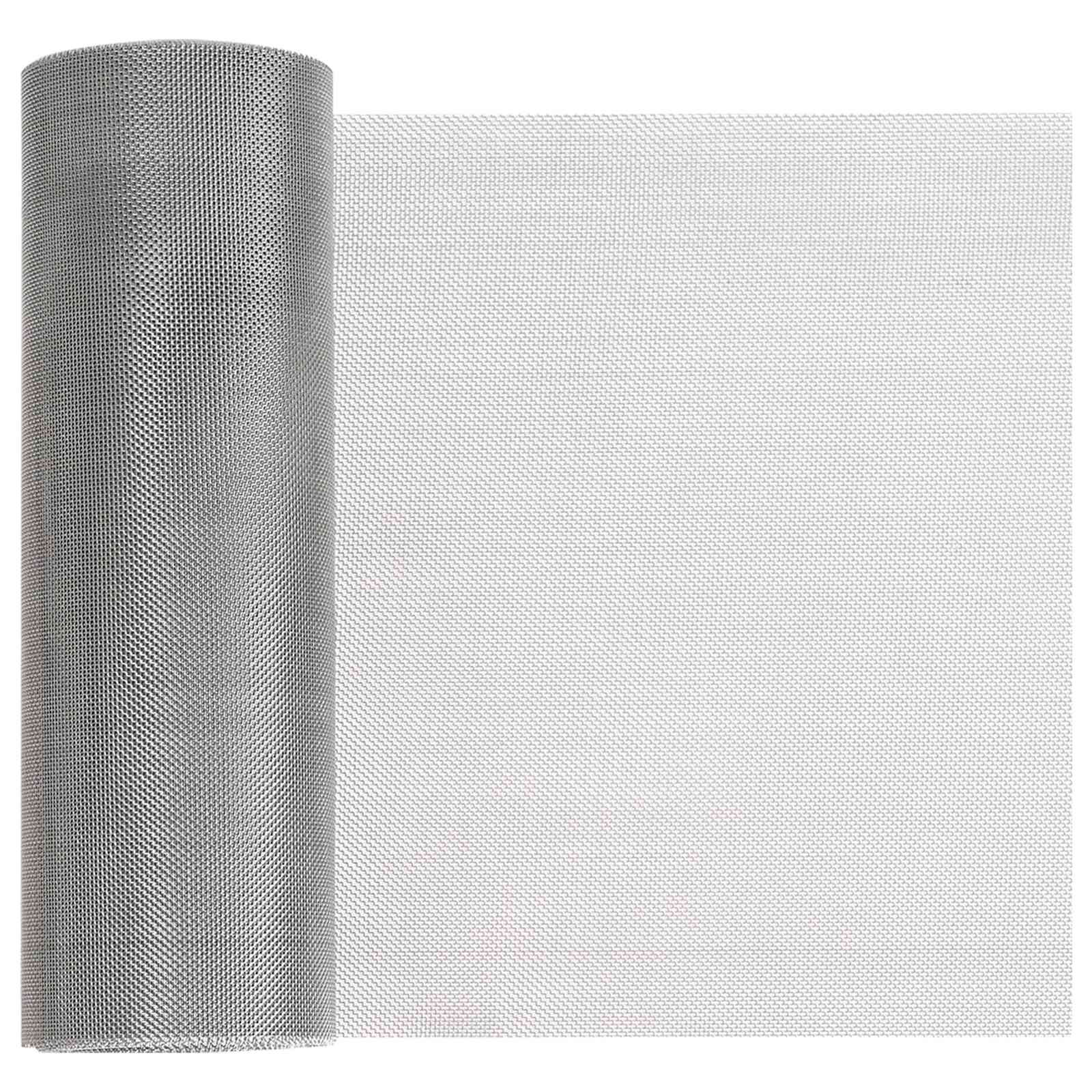 vidaXL Siatka ekranowa 20 x 500 cm 30 Mesh Stal nierdzewna 201 srebrny