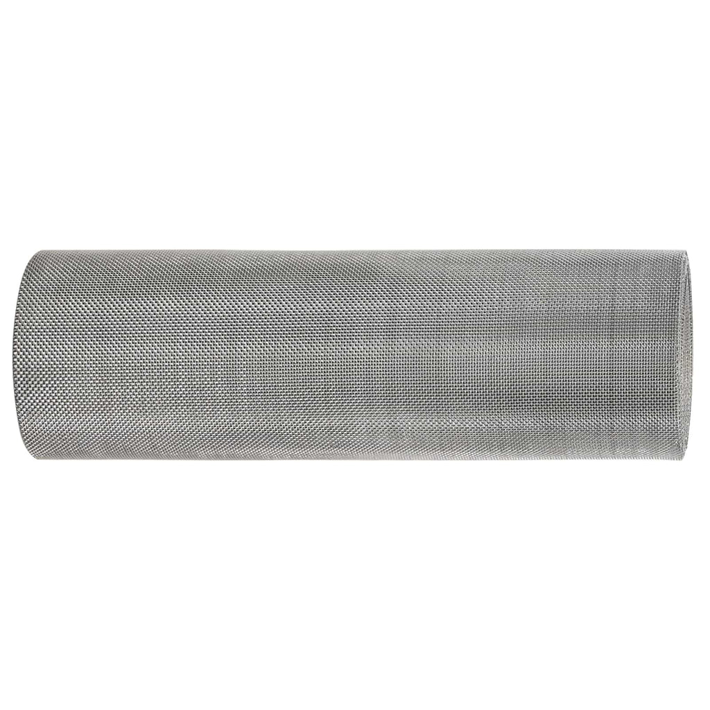vidaXL Siatka ekranowa 20 x 500 cm 30 Mesh Stal nierdzewna 201 srebrny